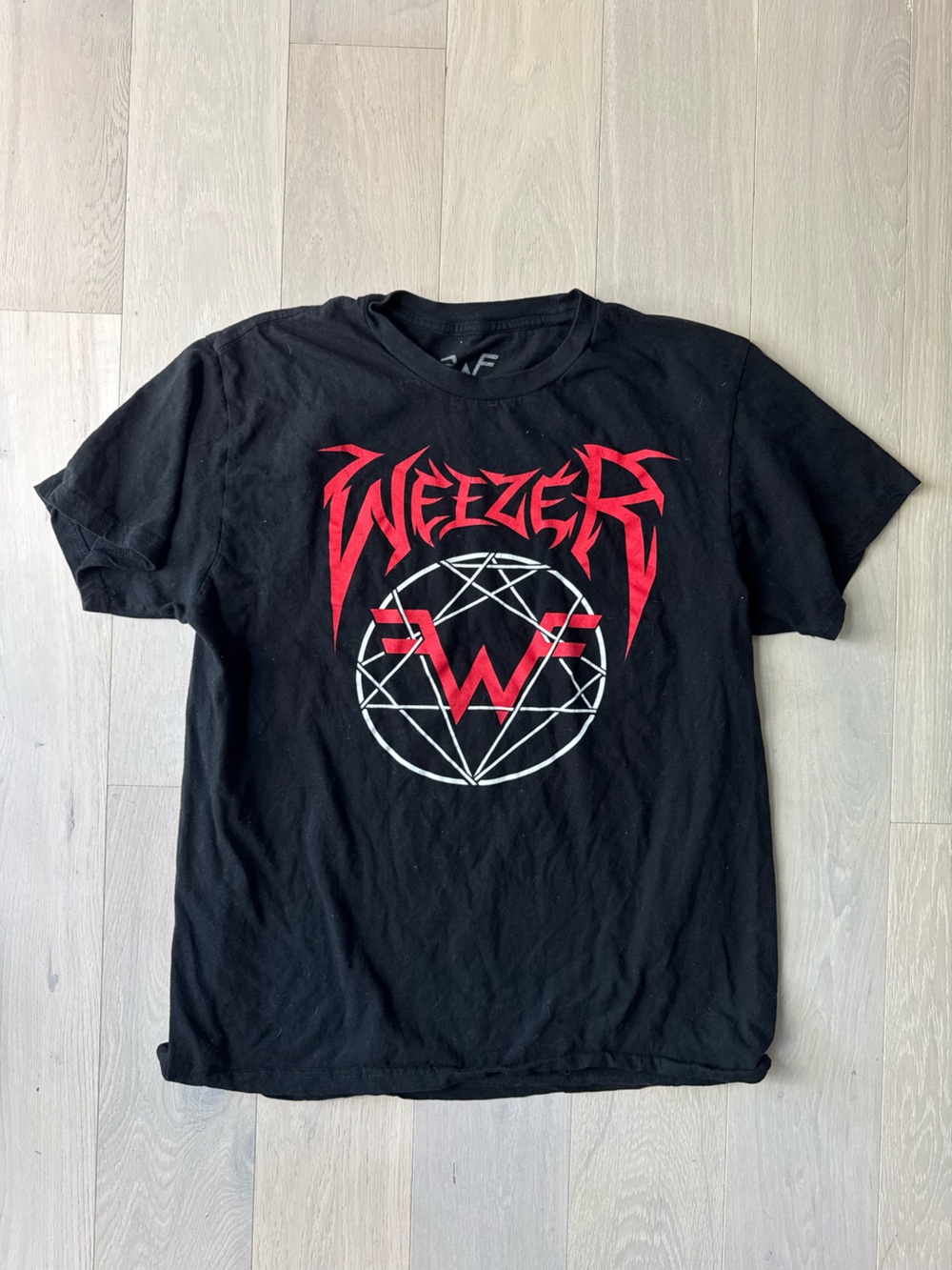 metal weezer shirt